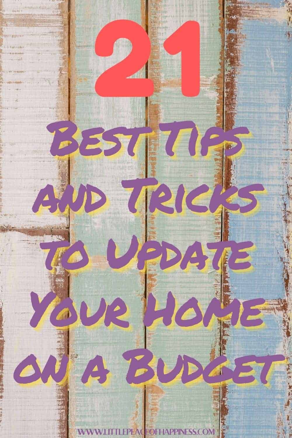 21 tricks for home updates