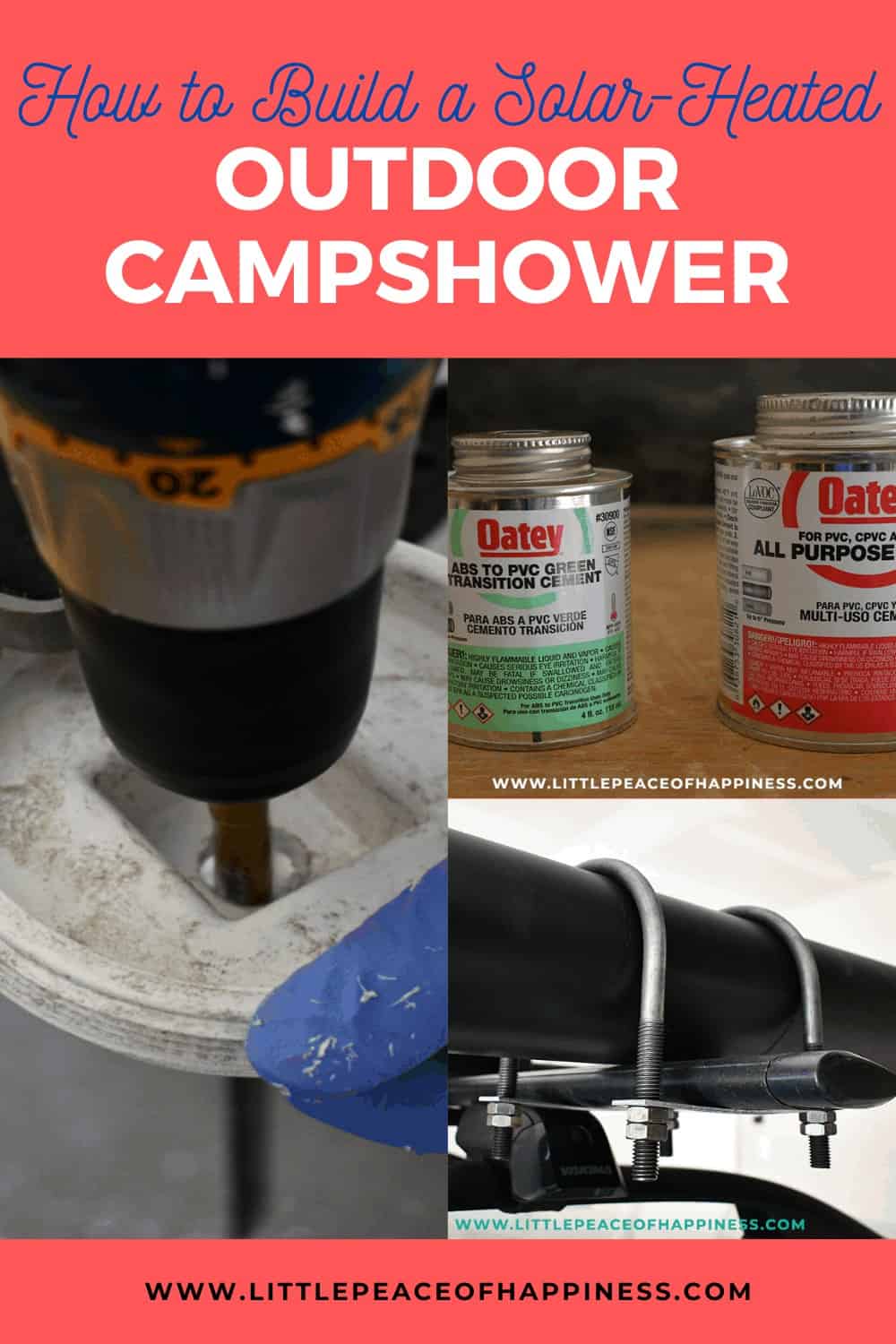 How to Build a Camp Shower on a budget