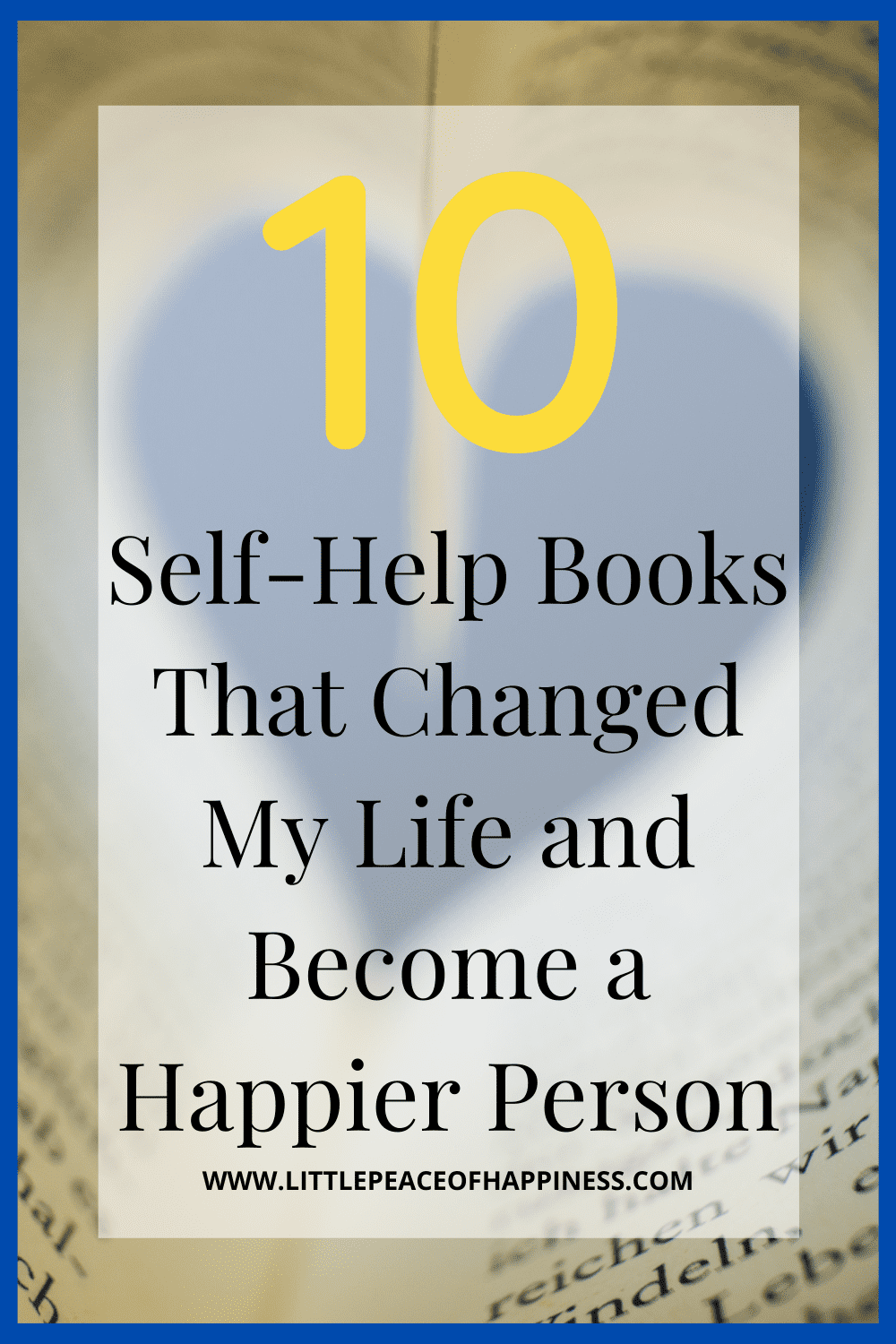 Self-Help Books to be Happy