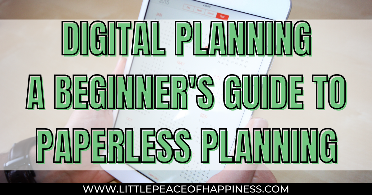 Beginner's Guide to Digital Planning on Tablets
