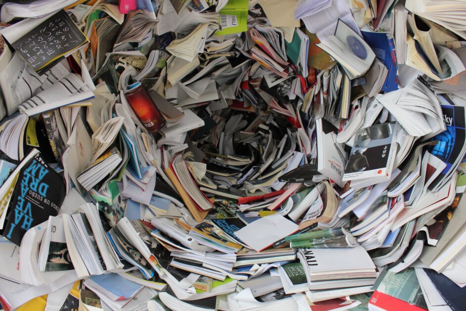 Get rid of paper clutter