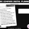 Black OneNote Digital Planner Features