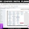 Black OneNote Digital Planner Template