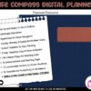 Blue OneNote Digital Planner Features