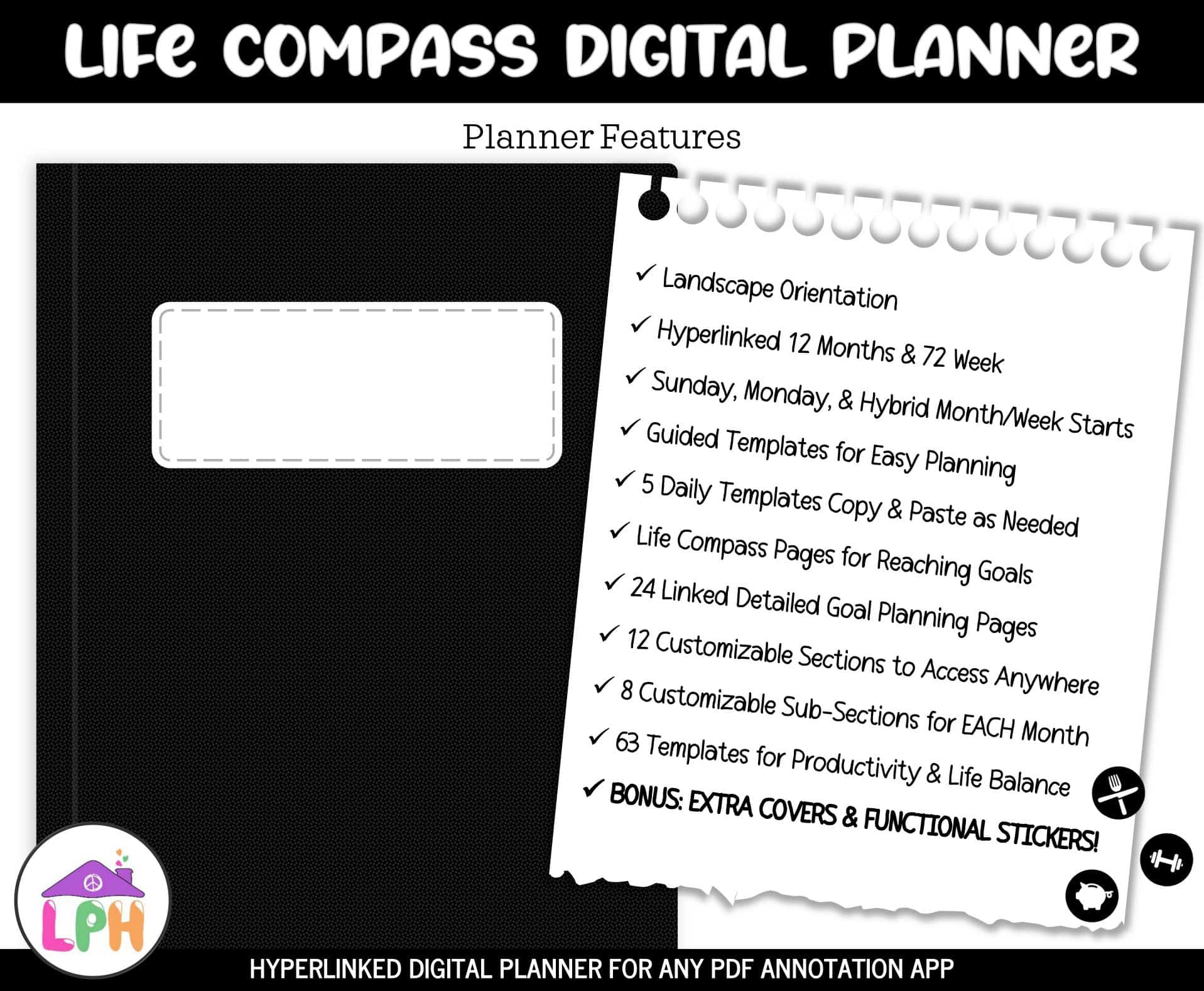 digital planner features