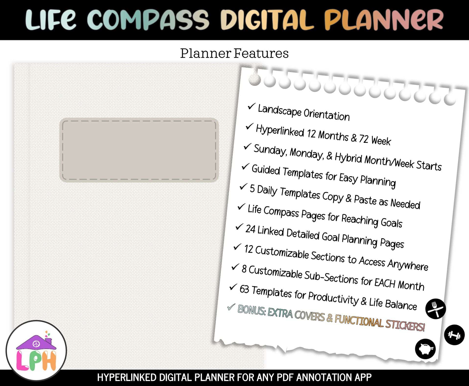 digital planner features