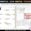 Boho Functional Icon Planner Stickers