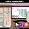 Digital Budget Stickers for Digital Budget Planning for OneNote