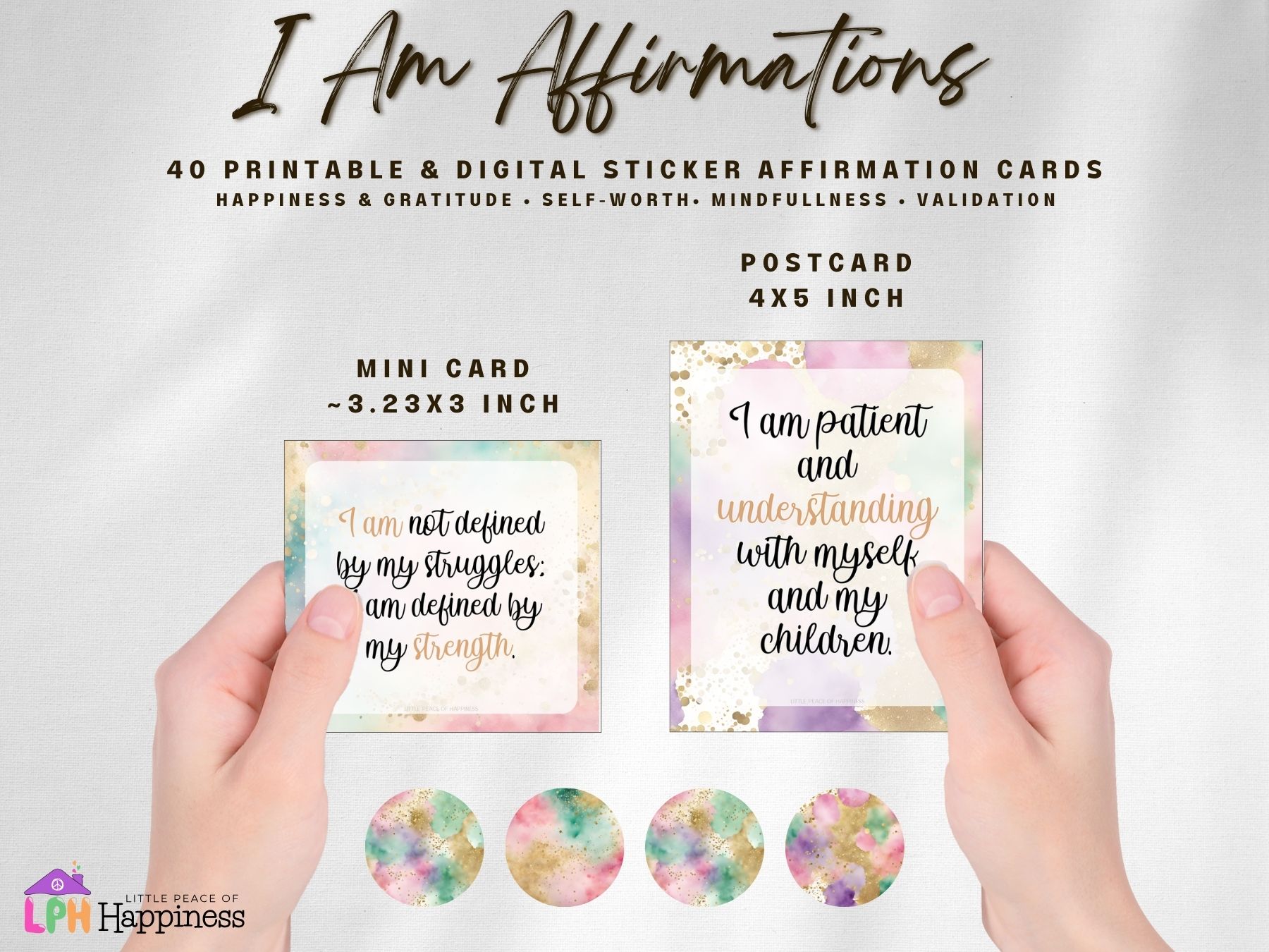 Mom Affirmation Cards Printable & Digital Positive Affirmations For new moms or seasoned moms, every mama can benefit from positive words of affirmation. Motherhood is hard and practicing daily affirmations will help boost a woman’s mental health.