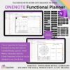 OneNote Planner to digital plan on PC, Mac, Ipad, Android Tablet, and Microsoft Surface Pro. Hyperlinked digital planner for goal setting and life balance. Planner for ADHD and productivity. OneNote Templates for finance, home, self-care & wellness.